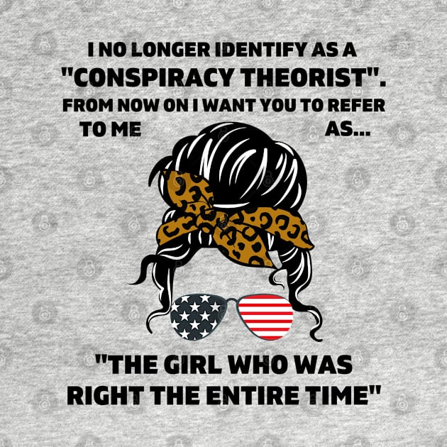 The Girl I No Longer Identify As A Conspiracy Theorist From Now by WassilArt